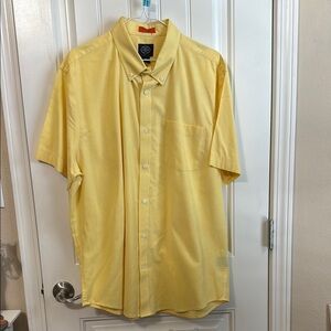 St. John's Bay Yellow Casual Button Down Shirt